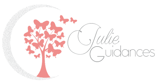 Logo Julie Guidances, cartomancienne, psycho énergéticienne et accompagnatrice bien-être